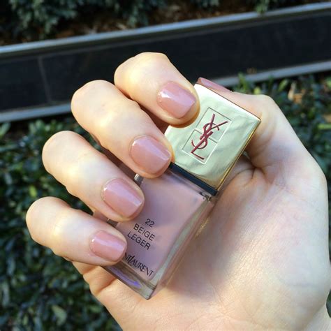 ysl beige leger nail polish photos|YSL la laque nail varnish.